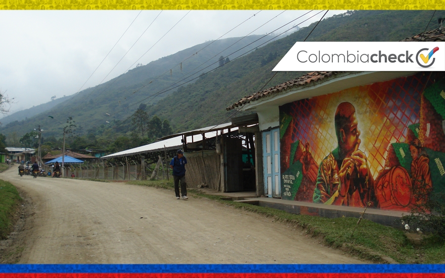 En Toribío el arte callejero y los murales han servido como forma de expresión de la esperanza por una vida más tranquila y en paz.